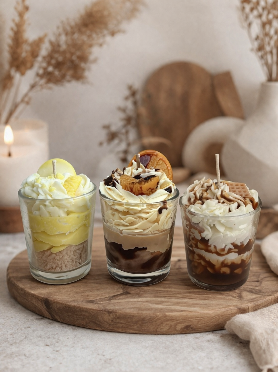 Bougies gourmandes
